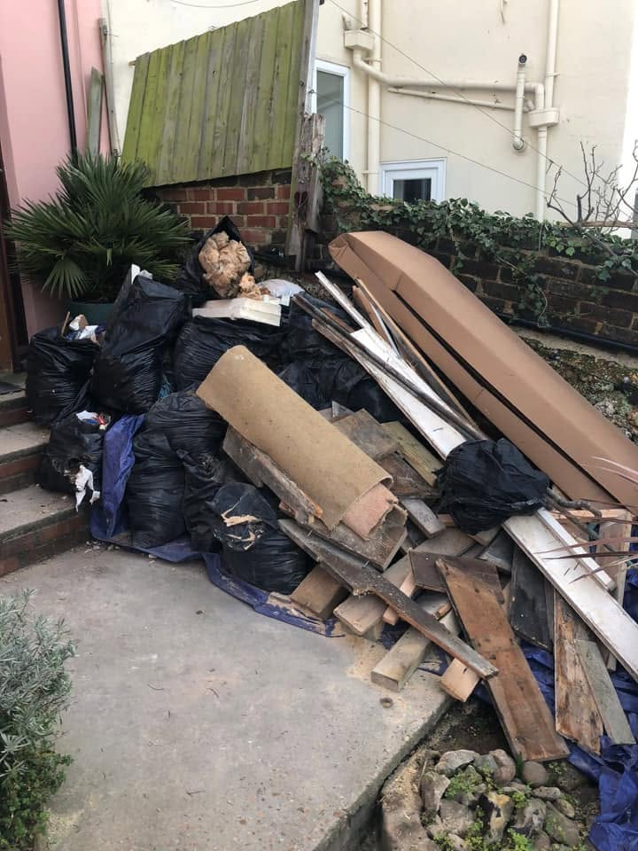 L & J Rubbish Clearance Brighton work